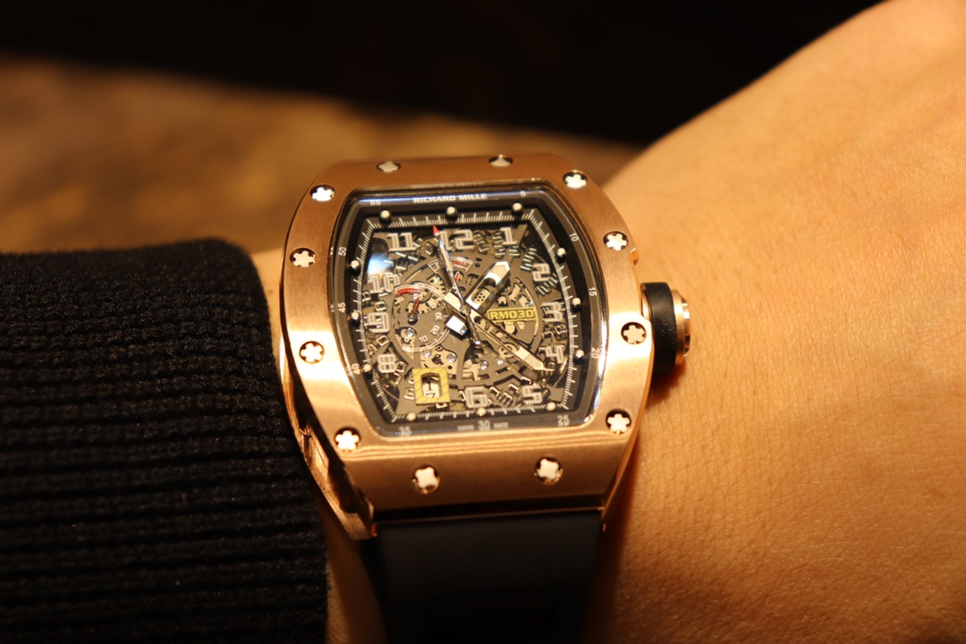 RM 030 Titanium and Rose Gold