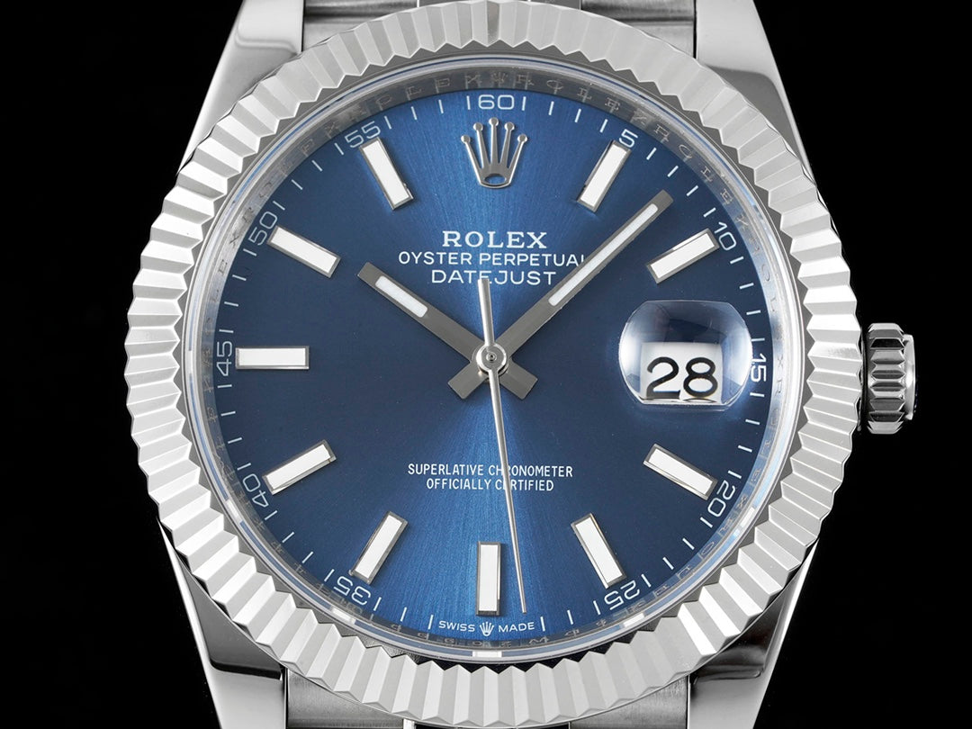Datejust 126234 Silver/Blue