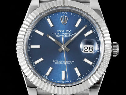 Datejust 126234 Silver/Blue