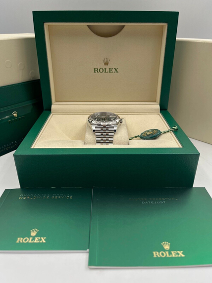 Datejust 126234 Silver/Blue