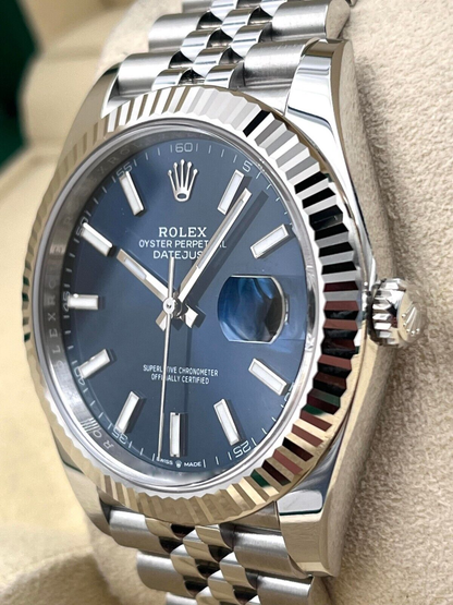Datejust 126234 Silver/Blue