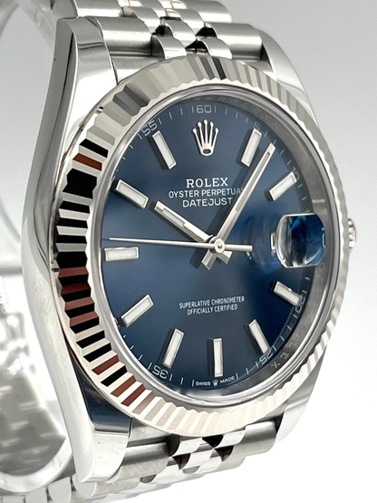 Datejust 126234 Silver/Blue