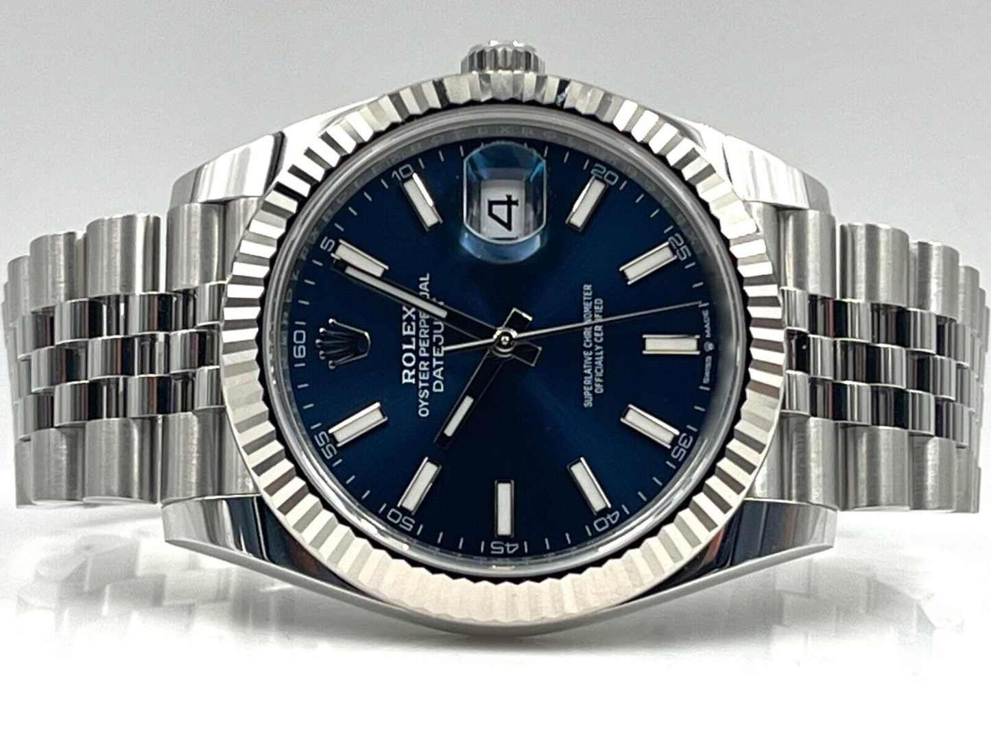 Datejust 126234 Silver/Blue