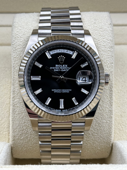Day-Date 228239 Silver/Black