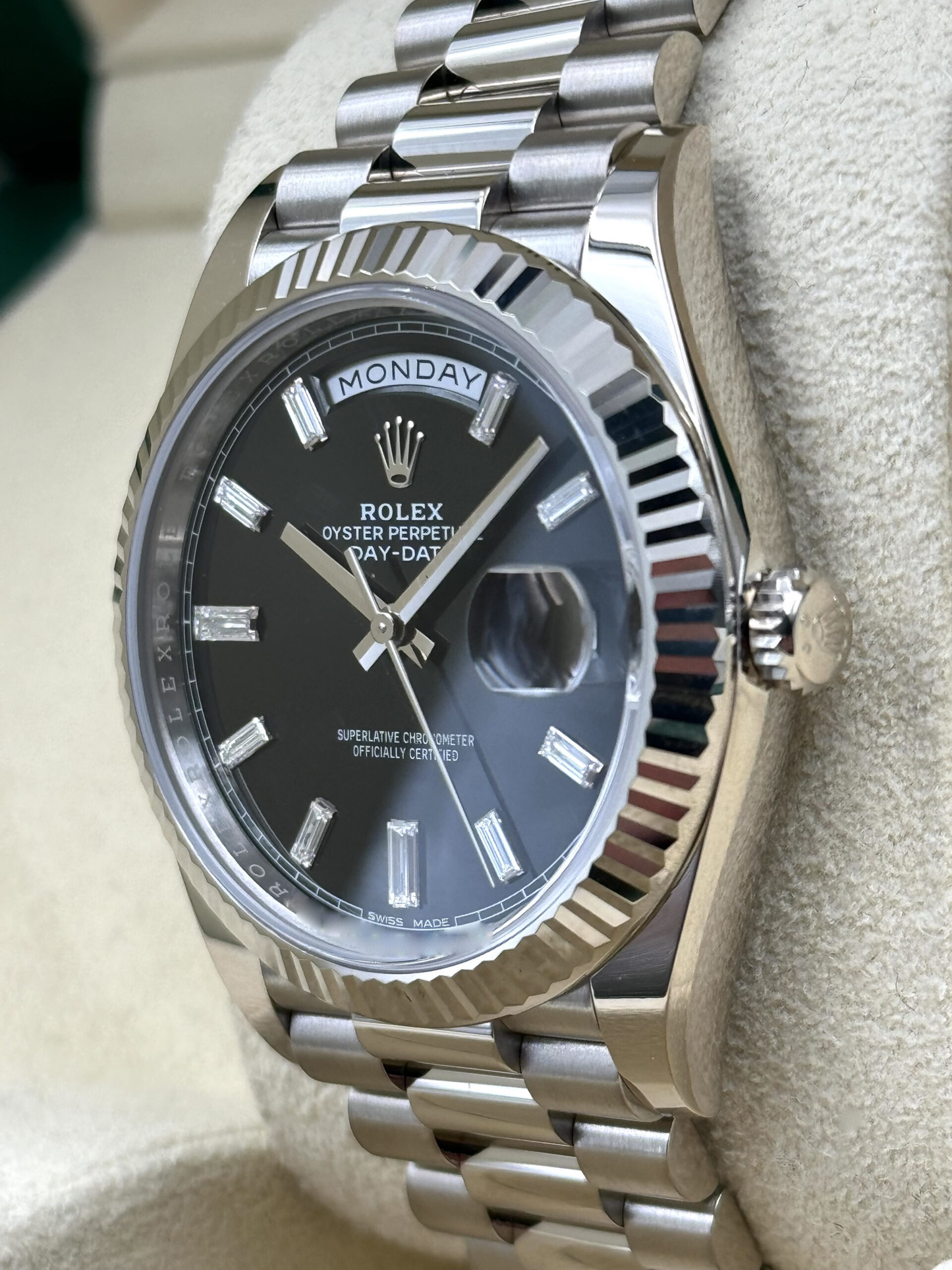 Day-Date 228239 Silver/Black