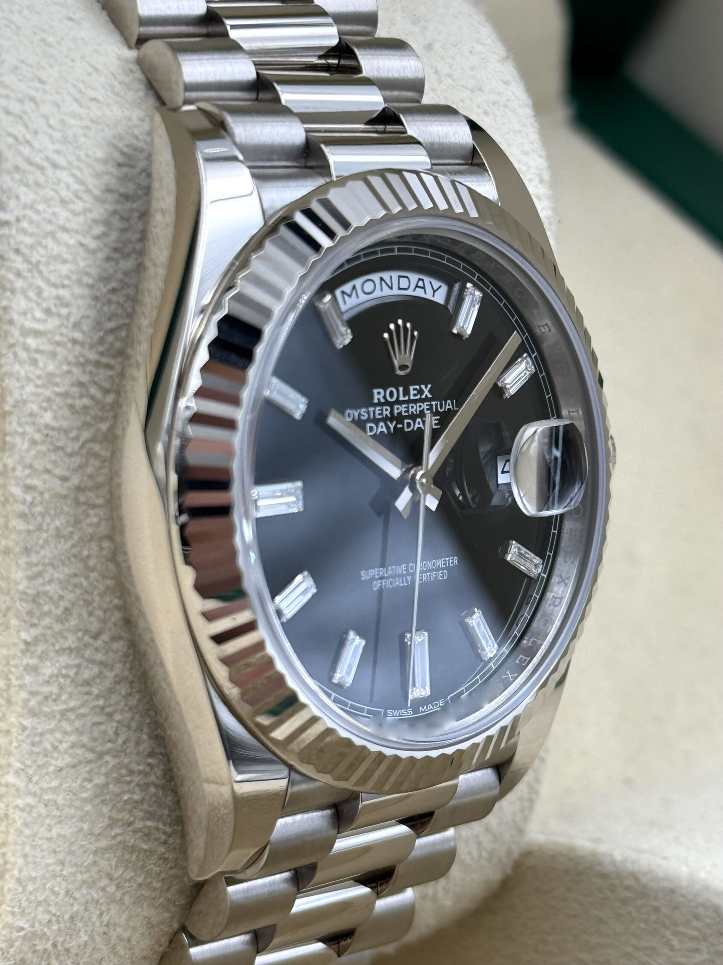 Day-Date 228239 Silver/Black