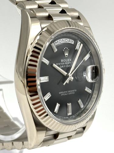 Day-Date 228239 Silver/Black