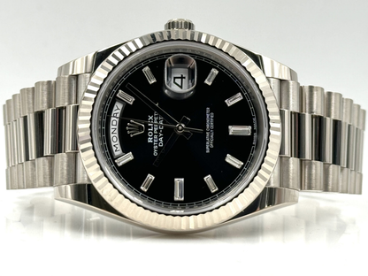 Day-Date 228239 Silver/Black