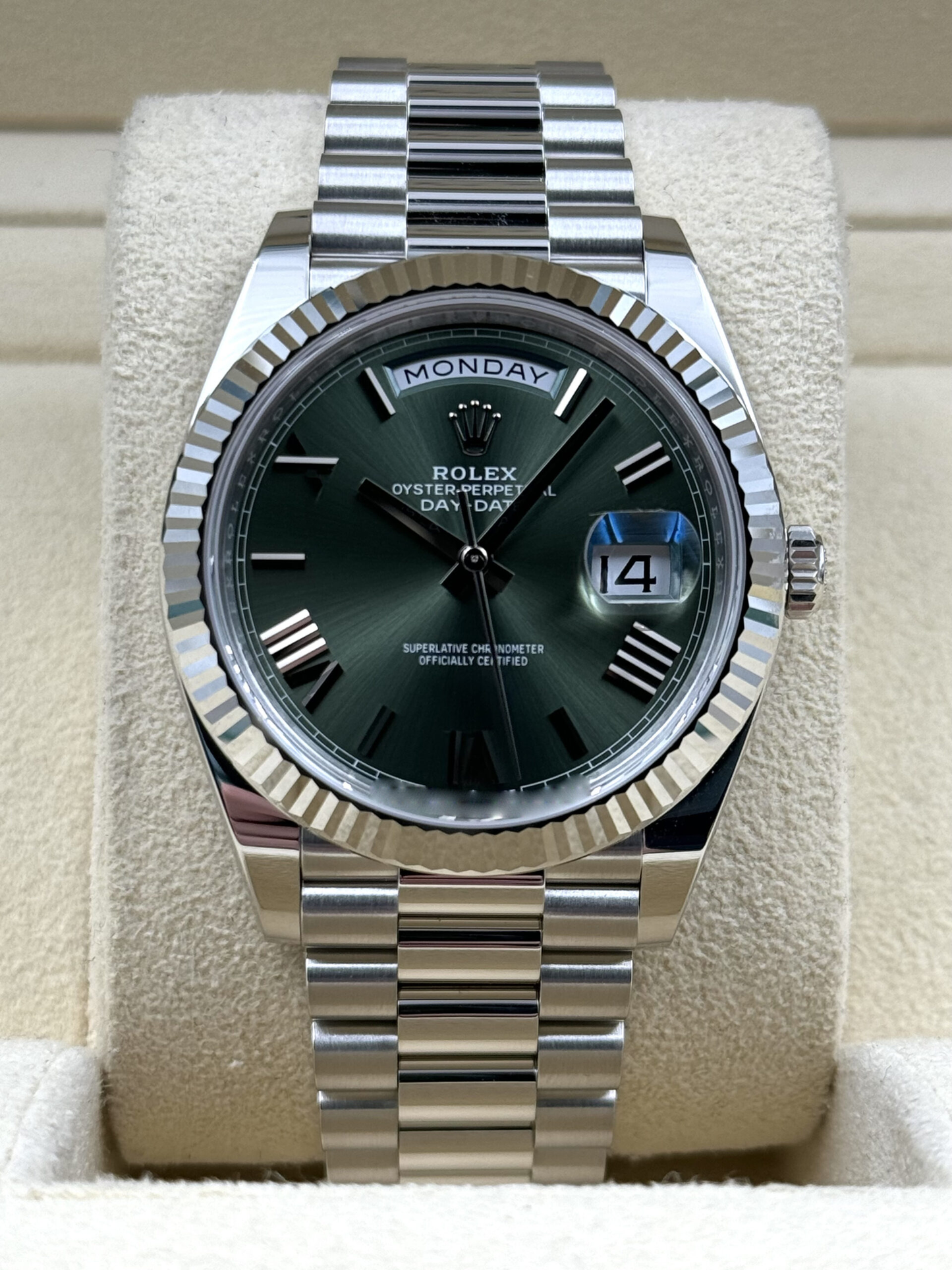 Day-Date 228239 Silver/Ombre