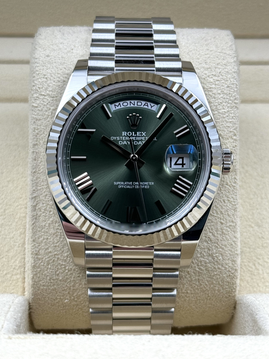Day-Date 228239 Silver/Ombre
