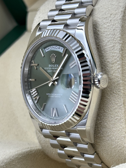 Day-Date 228239 Silver/Ombre