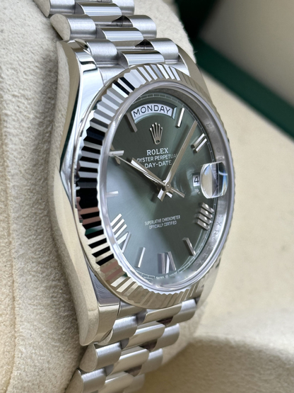 Day-Date 228239 Silver/Ombre