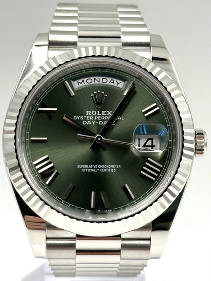 Day-Date 228239 Silver/Ombre