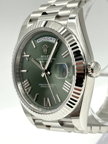 Day-Date 228239 Silver/Ombre