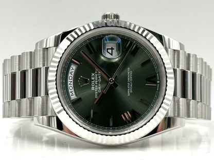Day-Date 228239 Silver/Ombre