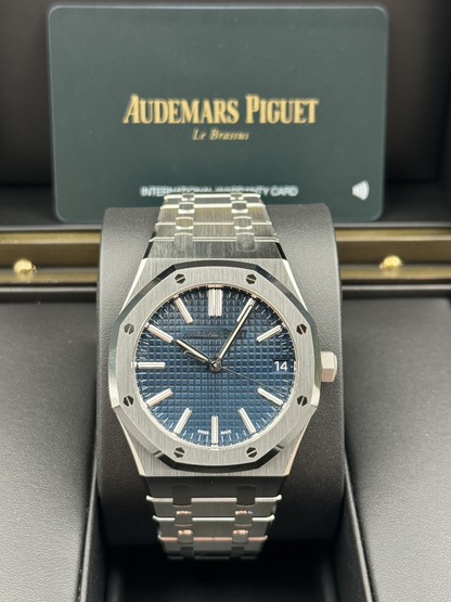 Royal Oak Silver/Blue 15510ST