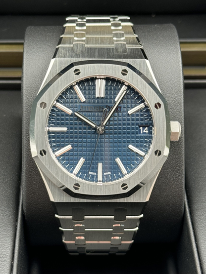 Royal Oak Silver/Blue 15510ST