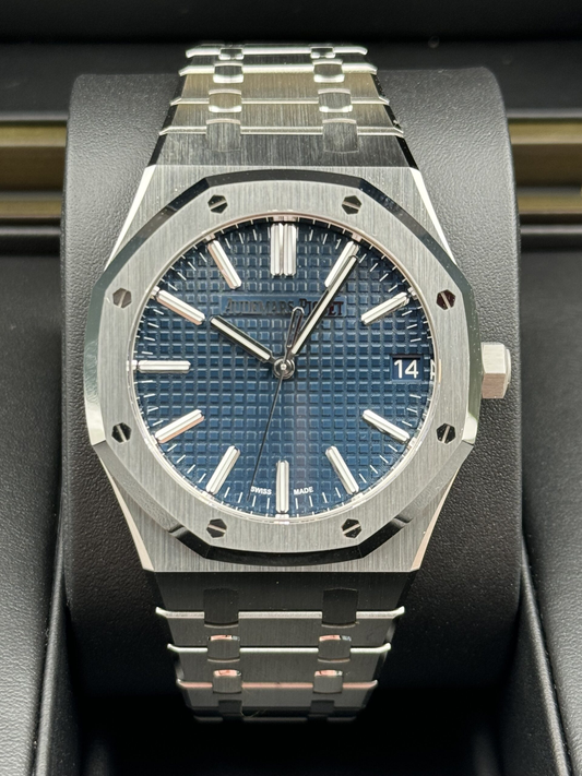 Royal Oak Silver/Blue 15510ST