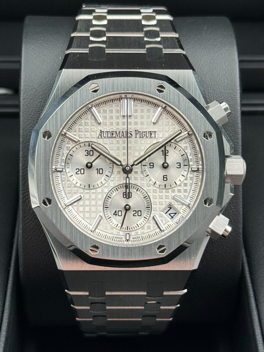 Royal Oak Chronograph Silver/White 26240ST