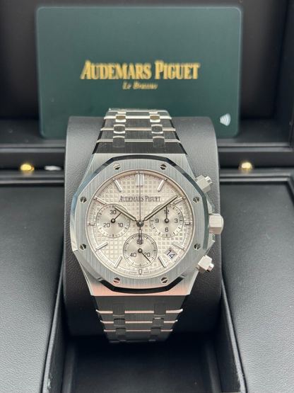 Royal Oak Chronograph Silver/White 26240ST