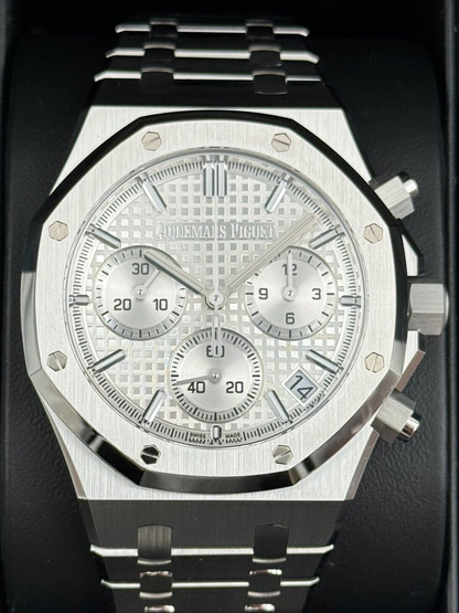 Royal Oak Chronograph Silver/White 26240ST