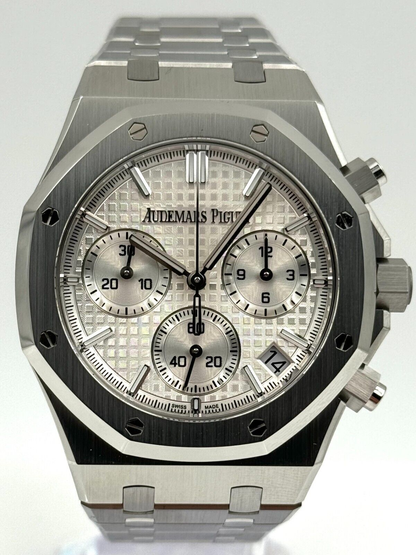 Royal Oak Chronograph Silver/White 26240ST