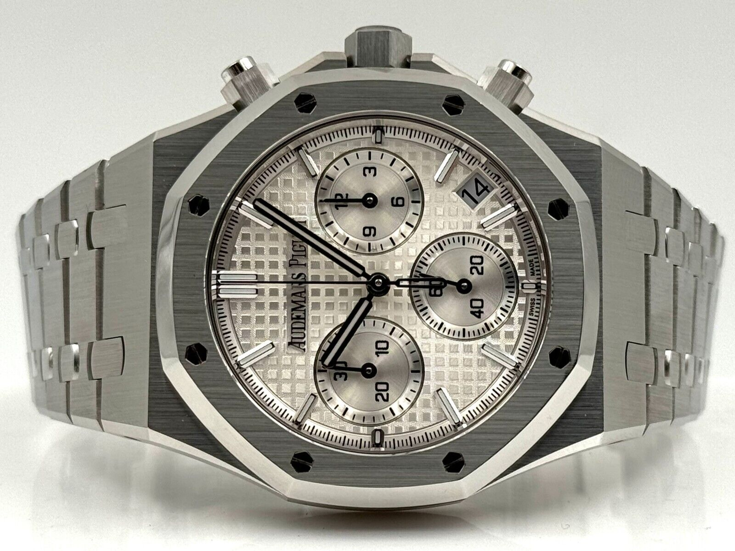 Royal Oak Chronograph Silver/White 26240ST
