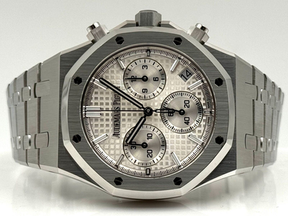 Royal Oak Chronograph Silver/White 26240ST