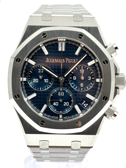 Royal Oak Chronograph Silver/Blue 26240ST