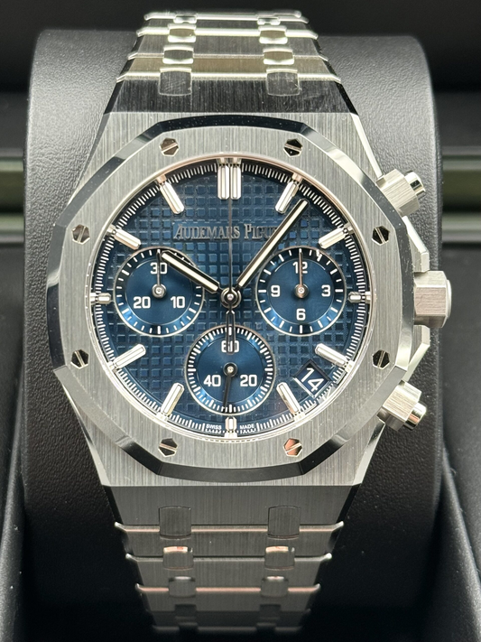 Royal Oak Chronograph Silver/Blue 26240ST