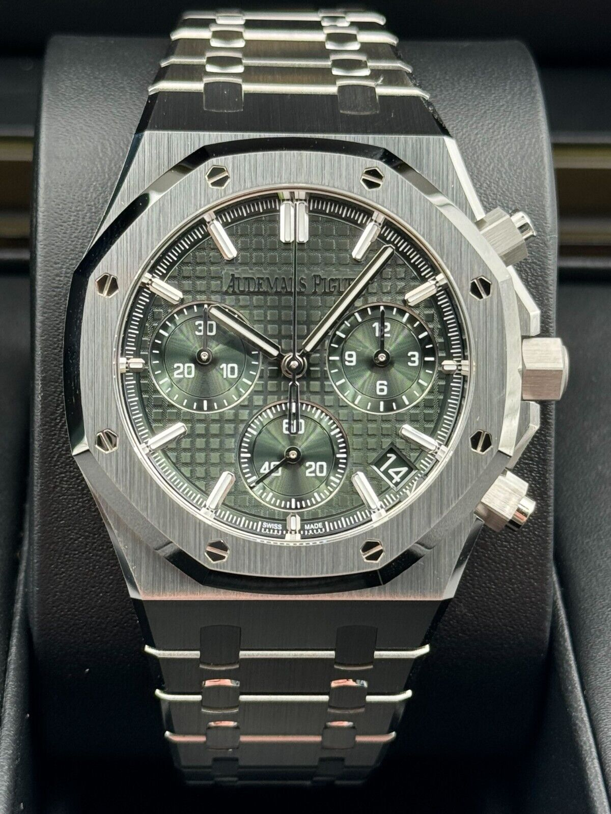 Royal Oak Chronograph Silver/Khaki 26240ST