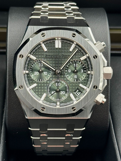 Royal Oak Chronograph Silver/Khaki 26240ST