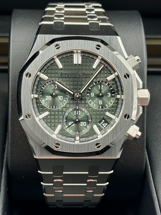 Royal Oak Chronograph Silver/Khaki 26240ST