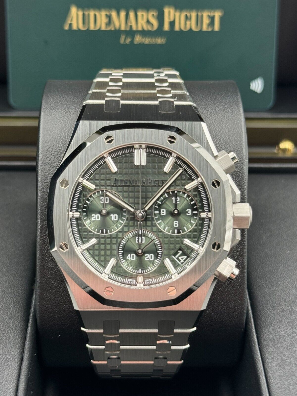 Royal Oak Chronograph Silver/Khaki 26240ST