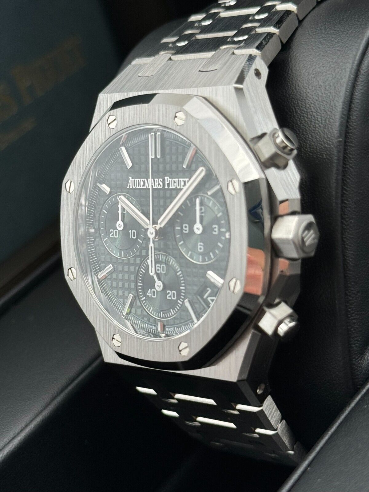 Royal Oak Chronograph Silver/Khaki 26240ST