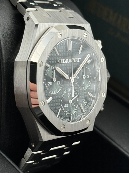 Royal Oak Chronograph Silver/Khaki 26240ST