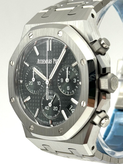 Royal Oak Chronograph Silver/Khaki 26240ST