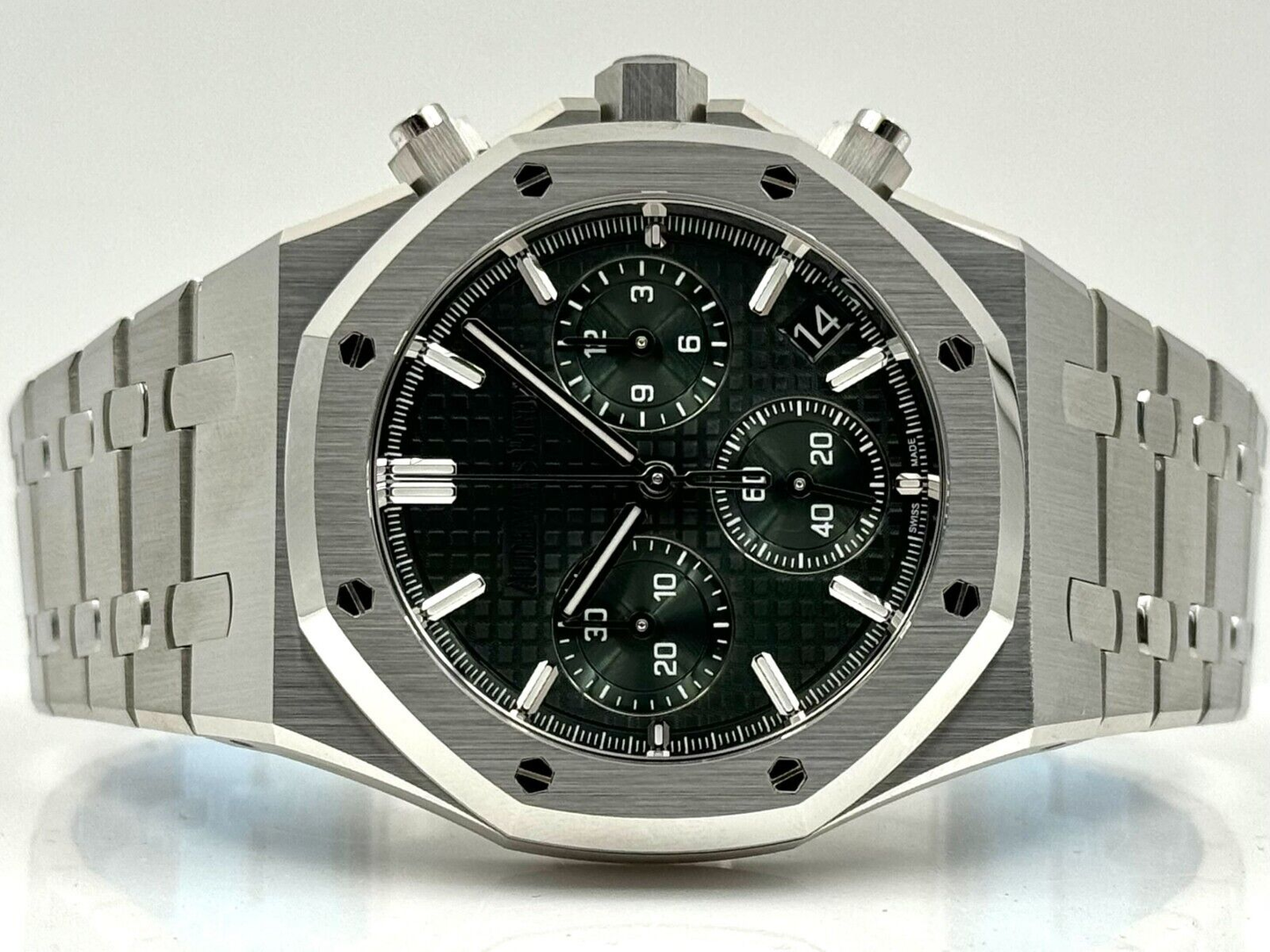 Royal Oak Chronograph Silver/Khaki 26240ST