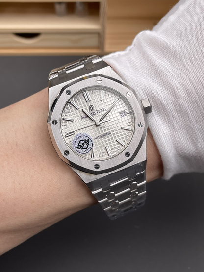Royal Oak Silver/White 15400ST