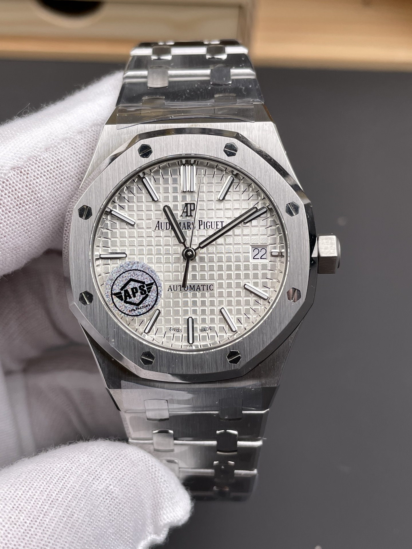Royal Oak Silver/White 15400ST
