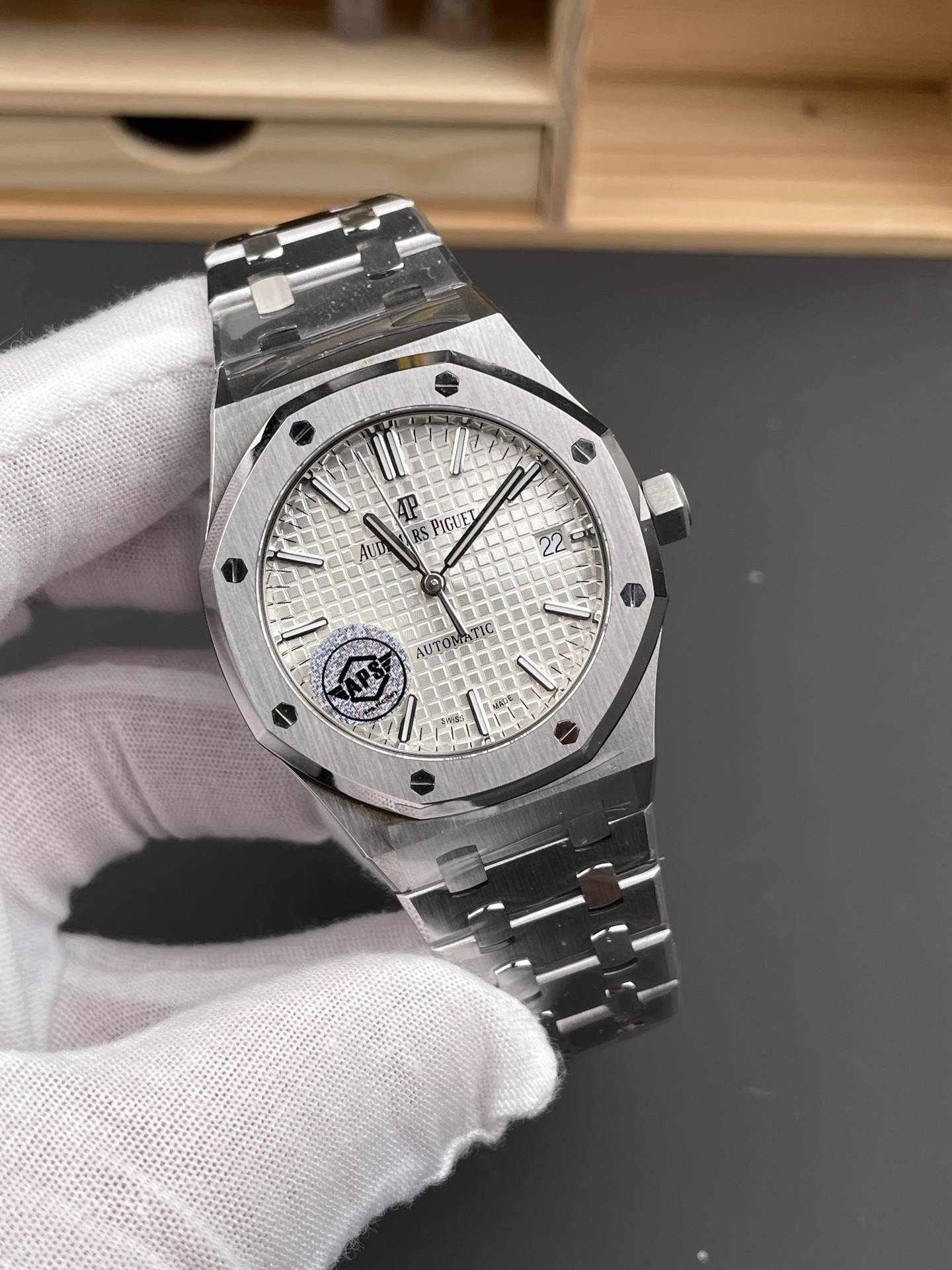 Royal Oak Silver/White 15400ST