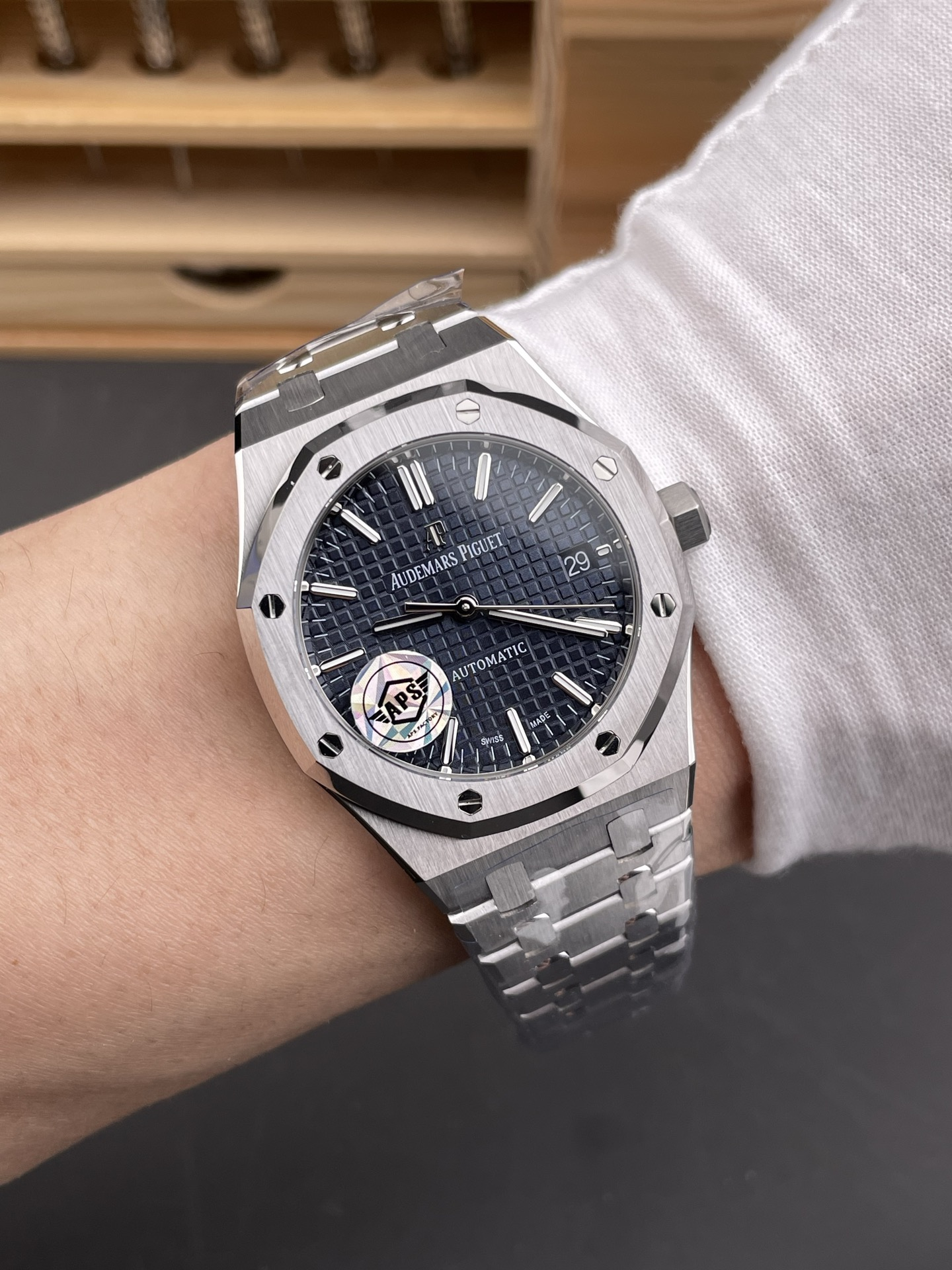 Royal Oak Silver/Black 15400ST