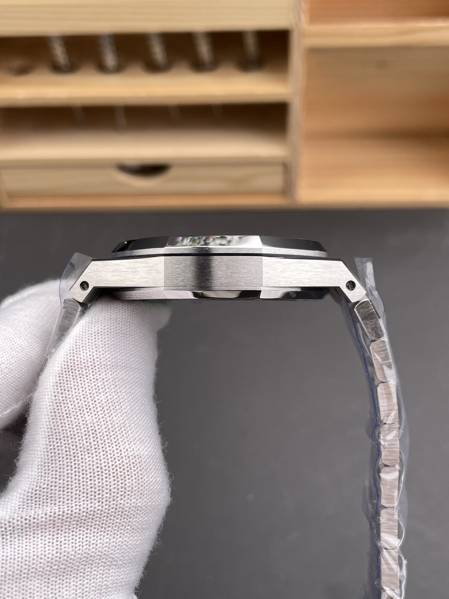 Royal Oak Silver/Black 15400ST