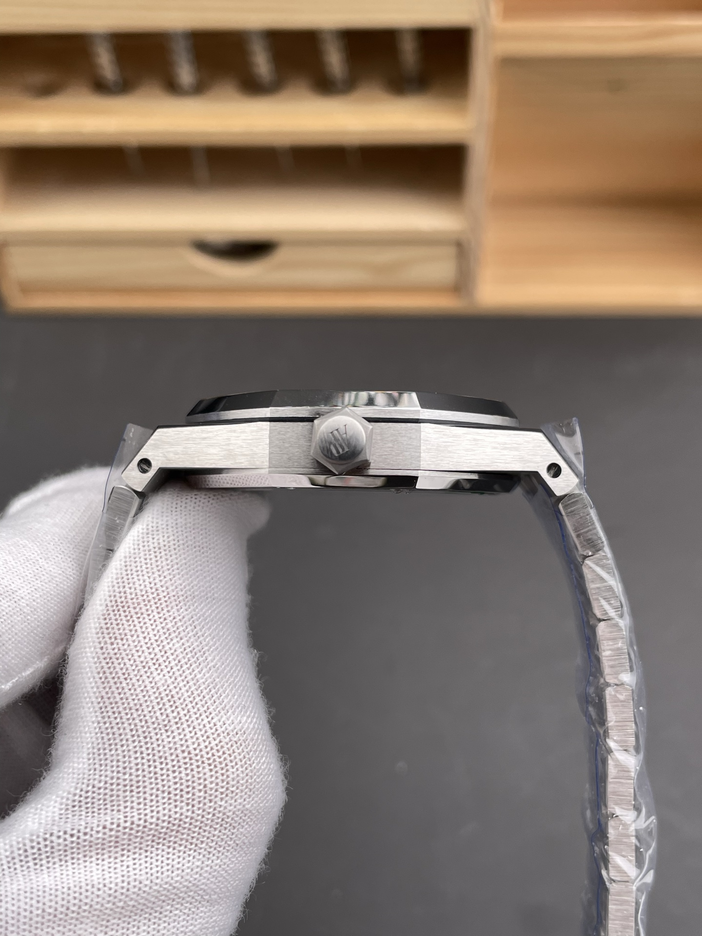 Royal Oak Silver/Black 15400ST