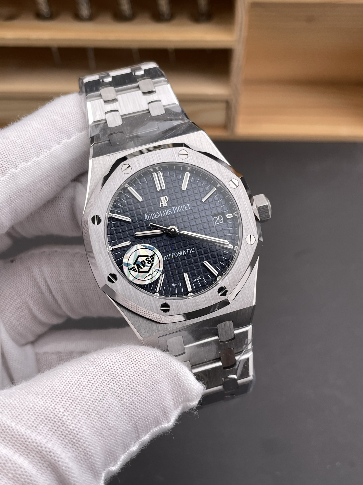 Royal Oak Silver/Black 15400ST