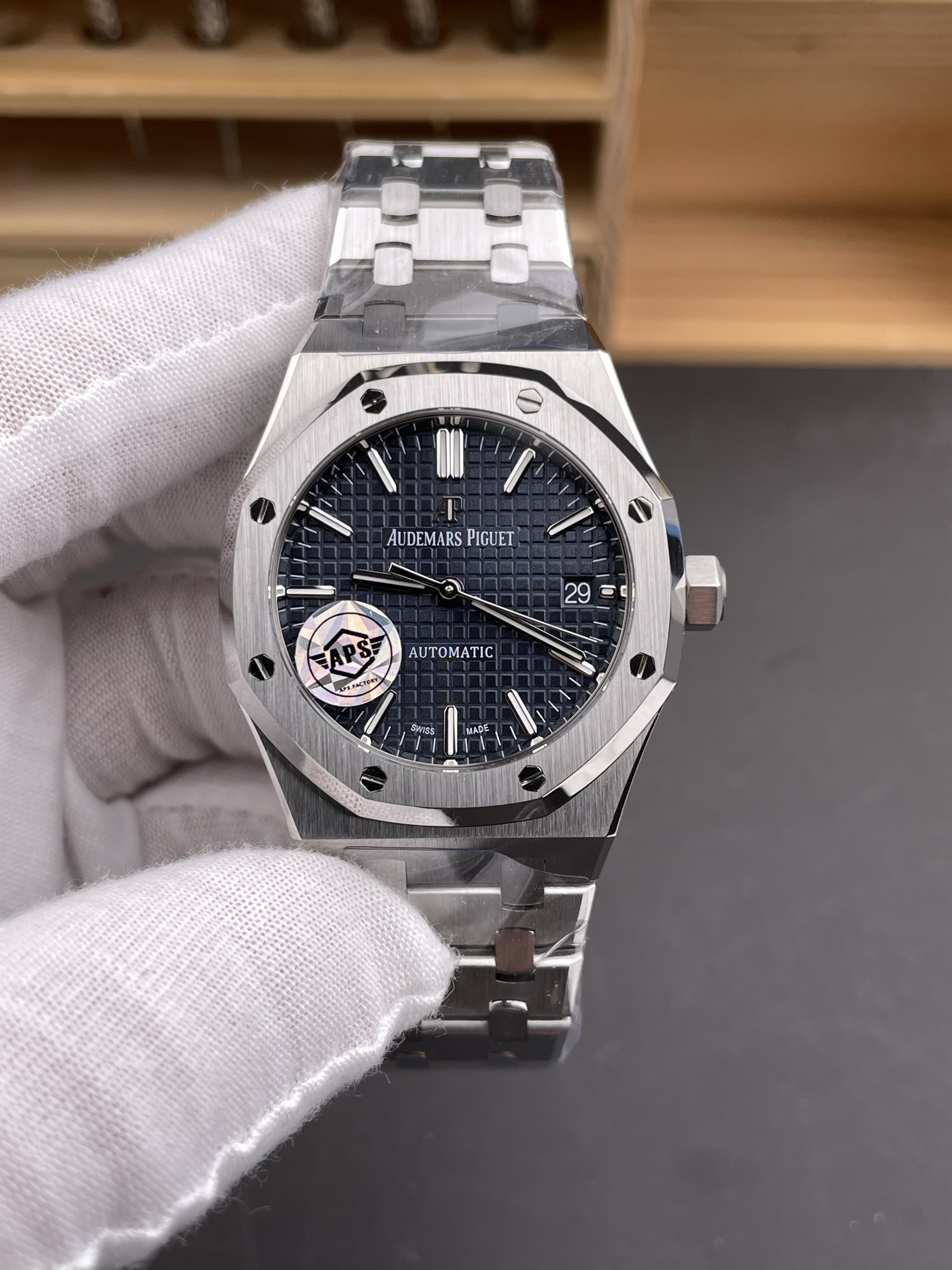 Royal Oak Silver/Black 15400ST