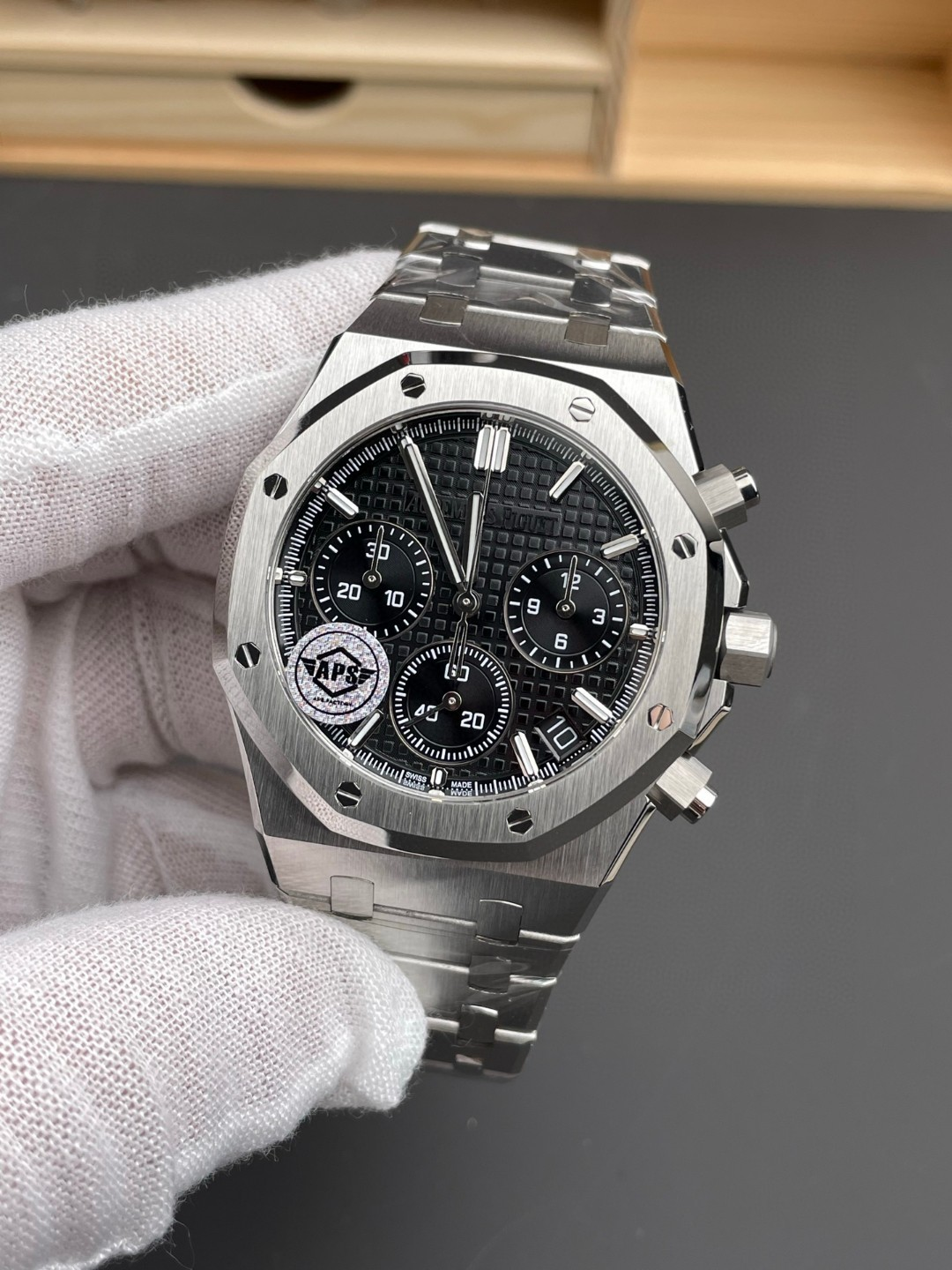Royal Oak Chronograph Silver/Black 26240ST