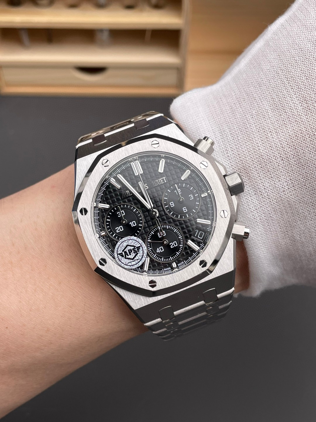 Royal Oak Chronograph Silver/Black 26240ST