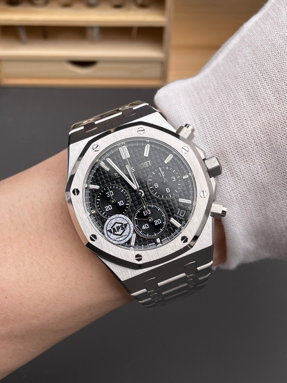 Royal Oak Chronograph Silver/Black 26240ST