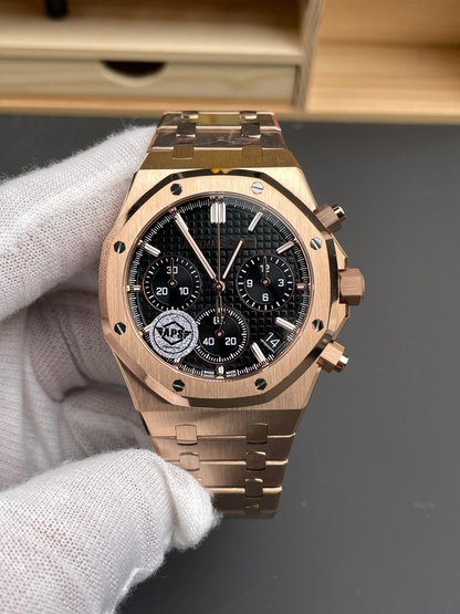 Royal Oak Chronograph Rose/Black 26240OR